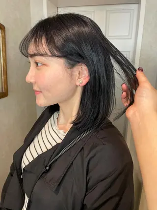 ミディアム カラー ナチュラル透明感🌱 小山美樹子のヘアスタイル