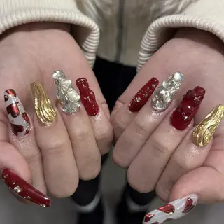 ロング 小川 柚香のネイルデザイン