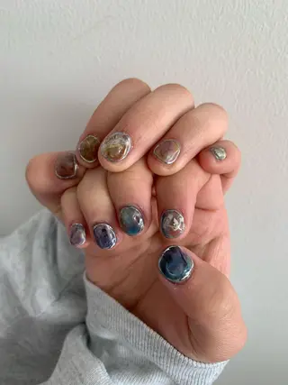 ネイル 【韓国ヘア・ネイル】 HINATA🍒のネイルデザイン