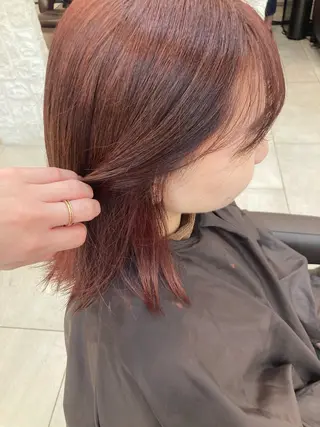 ミディアム カラー 【shanti】 伊藤奈生のヘアスタイル