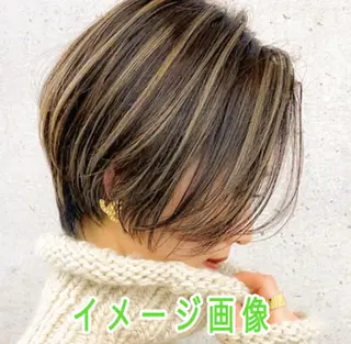 ショート カラー Re:ta Hair 飯田淳平のヘアスタイル