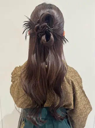 ヘアアレンジ 🐰美髪カラー／ア レンジ🐰きょかのヘアスタイル