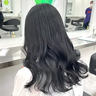 ロング カラー 韓国アイドル🤍ブリ ーチカラー🤍わかなのヘアスタイル