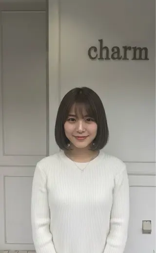 ミディアム charm hair resort所属・無料 カットのヘアスタイル