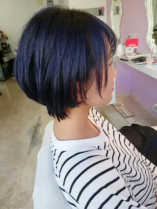 ショート カラー ヘアアレンジ ナカシマ  アユミのヘアスタイル