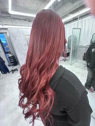 ロング カラー number天王寺 ほたるのヘアスタイル