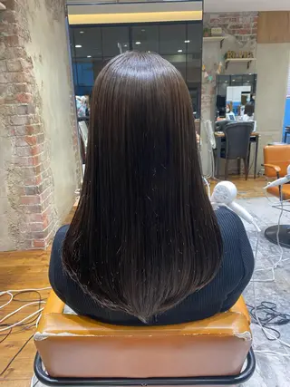 セミロング カラー 顔周り/くびれヘア 韓国ヘア💕風間るなのヘアスタイル