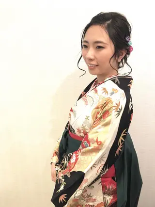 ミディアム 平川 友希子のヘアスタイル