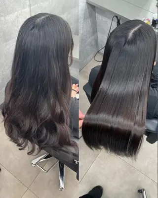 ロング 縮毛矯正支持率👑 No.1 SORAのヘアスタイル