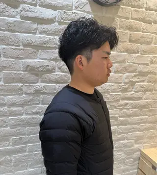 パーマ メンズ メンズ特化/地毛風 ナチュラル縮毛/小林のヘアスタイル