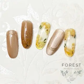 ネイル 白岡市篠津自宅 サロンForestのネイルデザイン