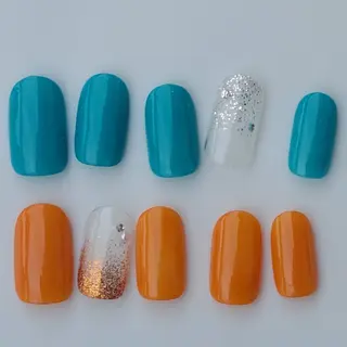 ネイル 6RokuHair（ロクヘアー)所属・門川 茉奈美のネイルデザイン