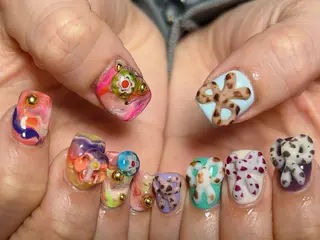 ネイル Nail Atelier IamI所属・アイアムアイ 大村磨衣のネイルデザイン