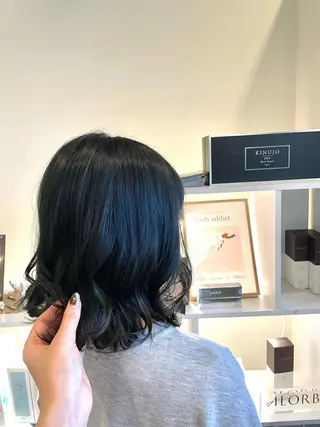 ミディアム カラー ヘアアレンジ ueki ayaneのヘアスタイル