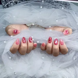 ネイル パーツ全部¥110 サロンミミのネイルデザイン