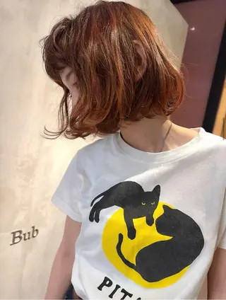 カラー StylingBub所属・HARU／ボブ カットモデル天神大名のヘアスタイル
