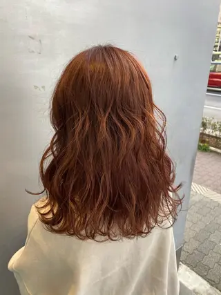ミディアム カラー brace今里店店長 加井直樹のヘアスタイル