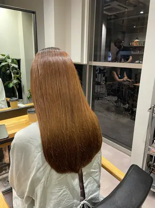 ロング カラー 韓国風/オシャレ /縮毛矯正/滝口琴未のヘアスタイル