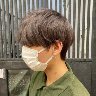 ショート カラー メンズ L’Aube ami所属・佐野 拓海のヘアスタイル