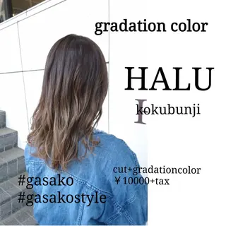 セミロング カラー LOUWE/Share所属・変身企画実施✨️ ショート専門 宮ヶ迫のヘアスタイル