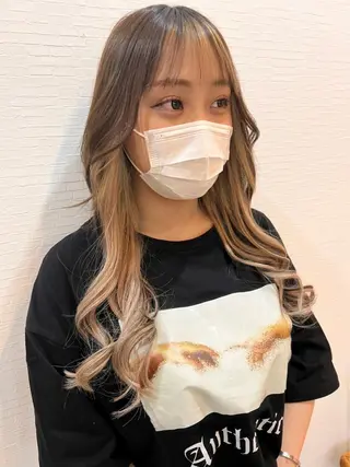 ロング カラー#ブリーチ⭐️ STAR☆RIVERのヘアスタイル