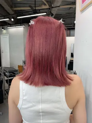 ミディアム 暖色カラー/レイヤー カット☁️MEI☁️のヘアスタイル