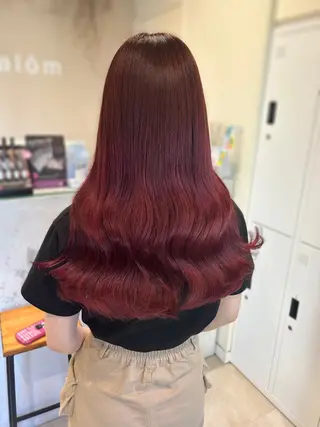 ロング カラー ブリーチなしWカラー 🎀韓国ヘア/amiのヘアスタイル