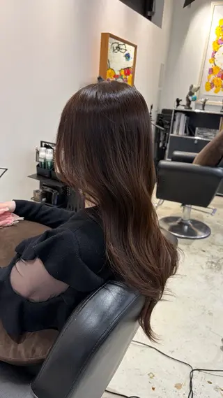 ロング カラー sopi  by invitation所属・ここね/透明感 カラー/ナチュラルのヘアスタイル