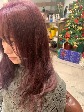 ロング カラー ショート🌼パーマ 本間正子のヘアスタイル