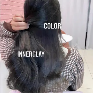 ロング カラー エクステ🩵ブリーチ 韓国ヘア🩵KAEのヘアスタイル