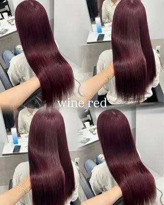 ロング maya レイヤーカットのヘアスタイル