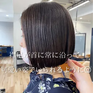 ミディアム カラー パーマ ヘアアレンジ Riposo.所属・✨艶髪✨ 奈須晴香のヘアスタイル