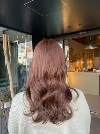ロング カラー ピンクカラー/ mana🎀のヘアスタイル