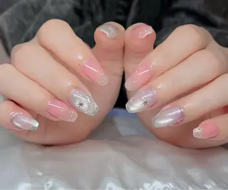 ネイル 🎀PG🩵 ネイルサロンのネイルデザイン