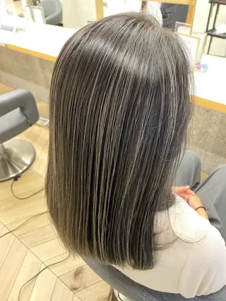 ミディアム カラー ショート/似合わせ/ オクズミ ジュンのヘアスタイル