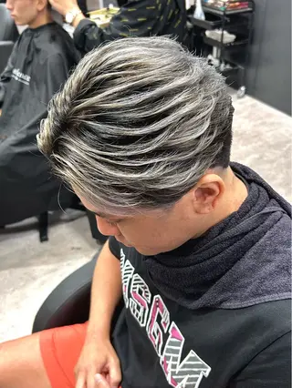 ショート カラー メンズ 外国人風カラー職人 レオのヘアスタイル