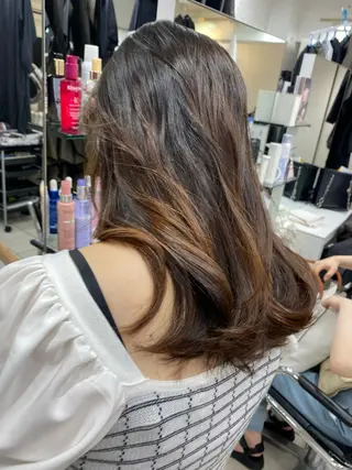 ロング カラー パーマ TONI&GUY   EBISU所属・星野 菜月のヘアスタイル