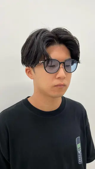 ショート パーマ メンズ 🏆メンズヘア特化 🥇代表りんぺーのヘアスタイル