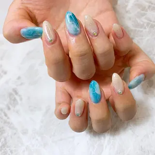 ネイル ⭐︎休業中の練習⭐︎ JNA認定講師髙橋のネイルデザイン