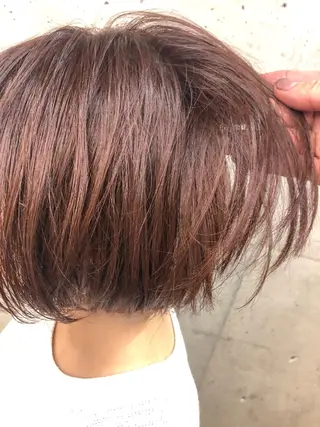 ミディアム カラー センスをお届けします 大谷将生INFPのヘアスタイル