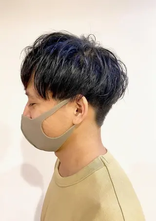 パーマ メンズ Ate by little所属・青木 梢のヘアスタイル