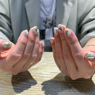 ショート erinca nail所属・村上 由衣のネイルデザイン
