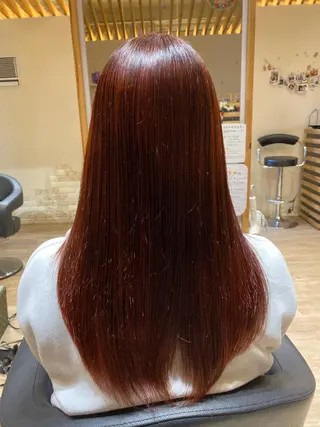 ロング カラー 関口 友行のヘアスタイル