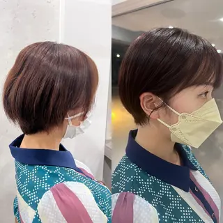 ショート カラー 垢抜けのプロ🪄 honoのヘアスタイル