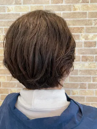 ショート パーマ スパイキーショート パーマ　具志堅　太志のヘアスタイル