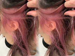 ミディアム カラー 池袋レイヤーカット/ 顔まわりtaigaのヘアスタイル