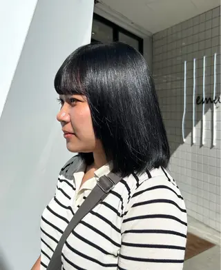 ミディアム カラー ちょめ/八王子 ZEST emuのヘアスタイル