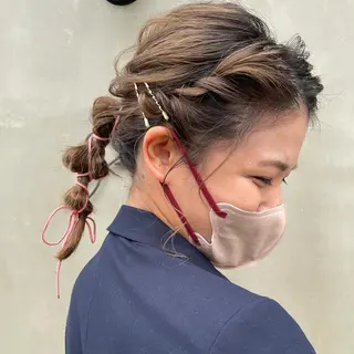 ヘアアレンジ 北九州美容室 🕊️わかな✂︎のヘアスタイル