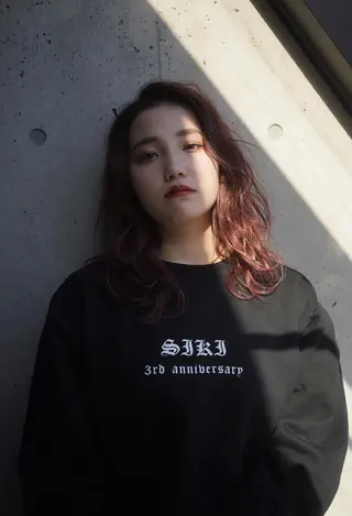 ミディアム カラー 一ノ瀬 暁のヘアスタイル