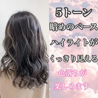 セミロング カラー 縮毛矯正/髪質改善 /韓国風　山川春輝のヘアスタイル